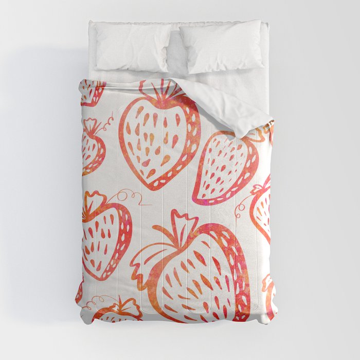 Strawberry fields Comforter