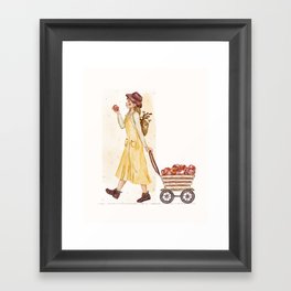 Apple Picking Framed Art Print