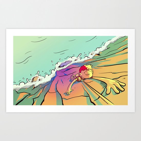 Climb That Mountain Art Print