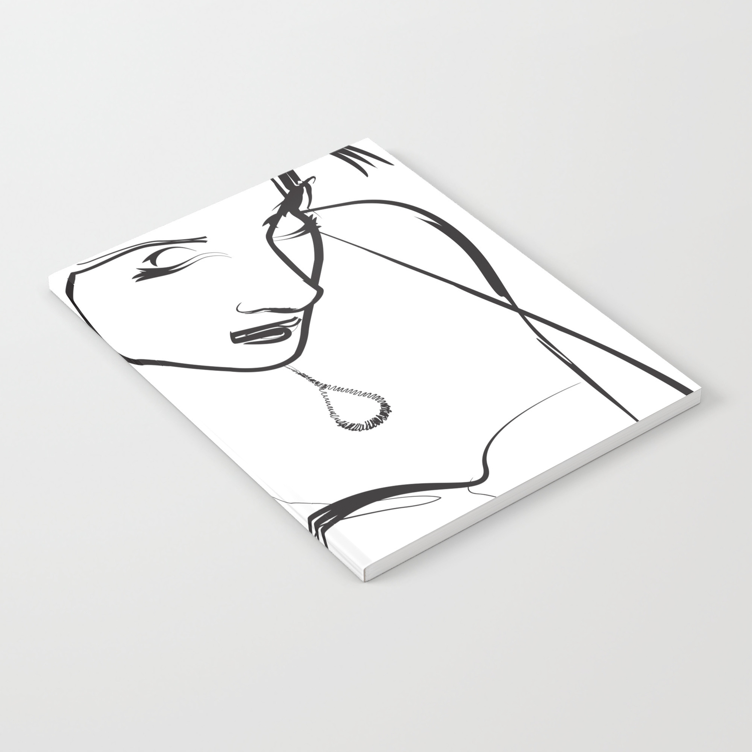 Sketch Wall Art Notebook By Koliavasilis Society6