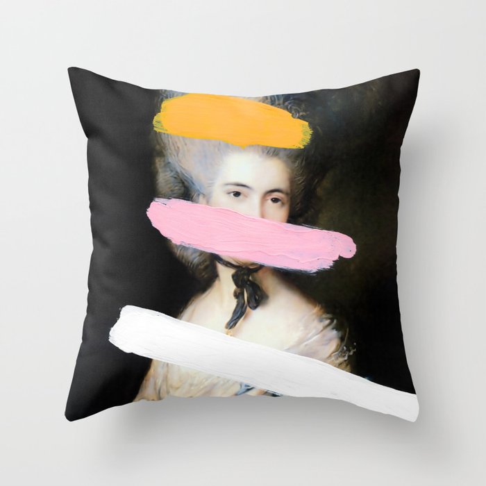 Brutalized Gainsborough 2 Throw Pillow