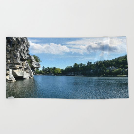 Mohonk Lake Beach Towel