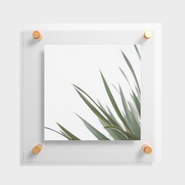 Green Leaves Floating Acrylic Print