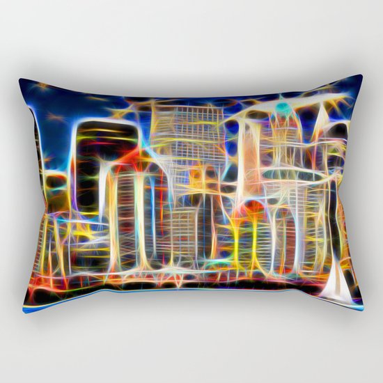 NY. Manhattan Rectangular Pillow