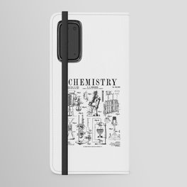 Chemistry Teacher Student Science Laboratory Vintage Patent Android Wallet Case