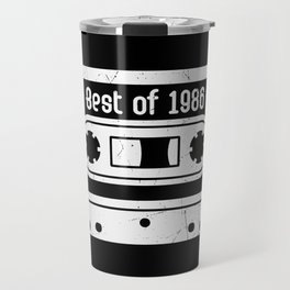 Best Of 1986 Cassette Tape Retro Travel Mug