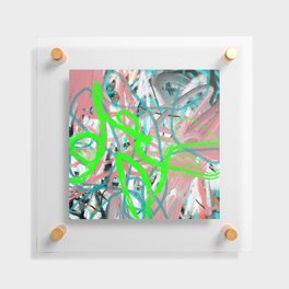 Abstract expressionist Art. Abstract Painting 89. Floating Acrylic Print