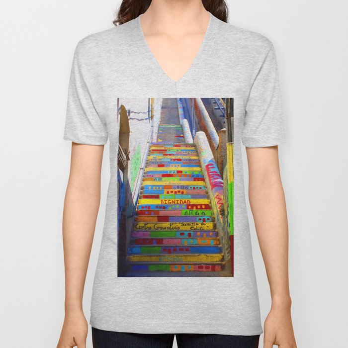 Stairway To Heaven V Neck T Shirt