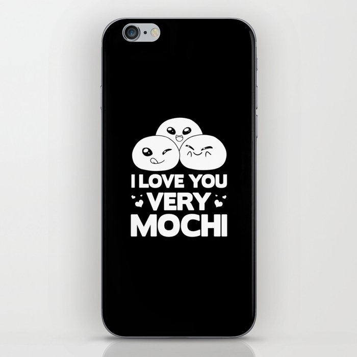 Mochi Ice Cream Donut Rice Cake Balls iPhone Skin