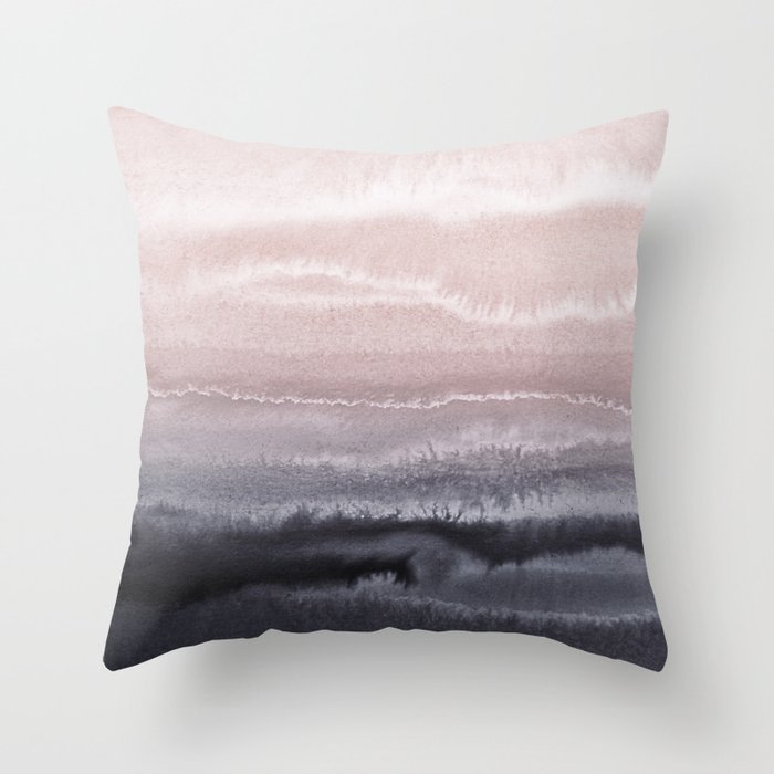 WITHIN THE TIDES BLACK SAND BEACH by Monika Strigel Throw Pillow by ...