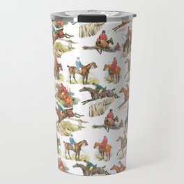 CRAZY HORSE RIDING IN THE FIELD Travel Mug