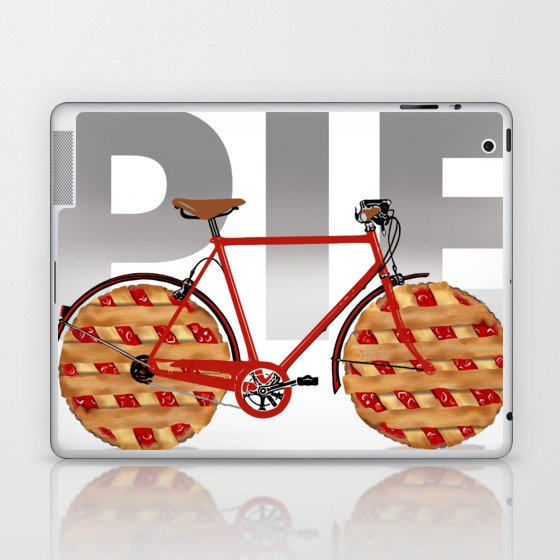 I Ride for the Pie Laptop & iPad Skin