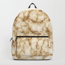 Golden Marble Texture Pattern Cutest Backpack
