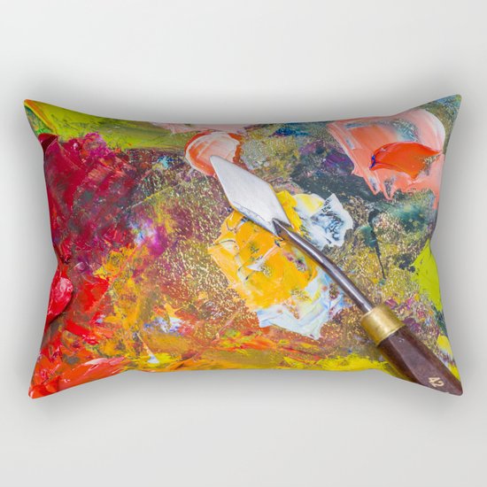 Palette Rectangular Pillow