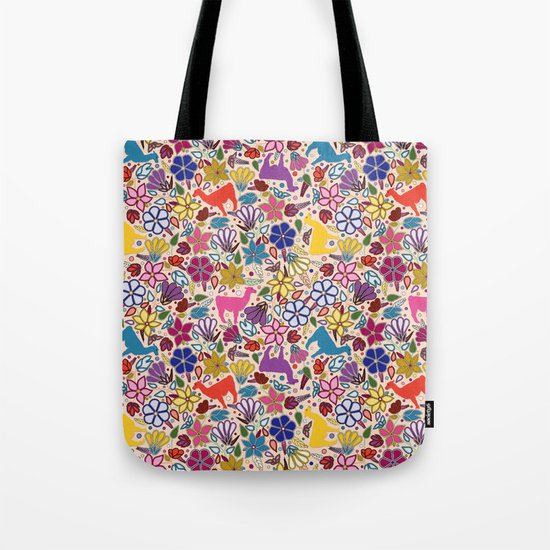Peruvian Llamas Tote Bag