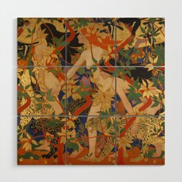 Robert Burns - The Hunt (Diana And Her Nymphs) Wood Wall Art