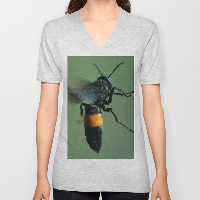 Bali Bee V Neck T Shirt
