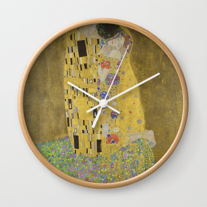 The Kiss - Gustav Klimt Wall Clock