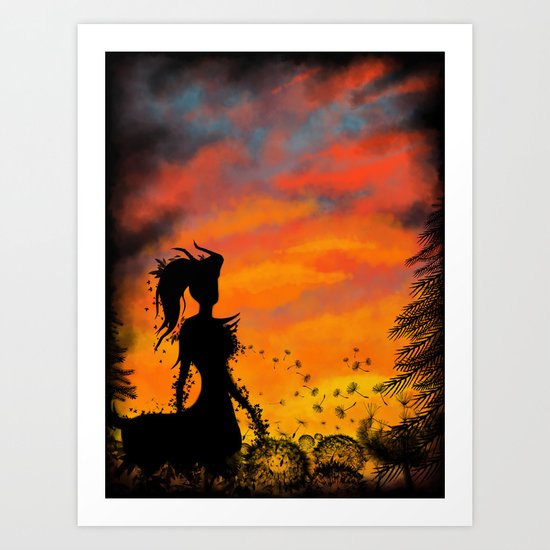 Magical Sunset Art Print
