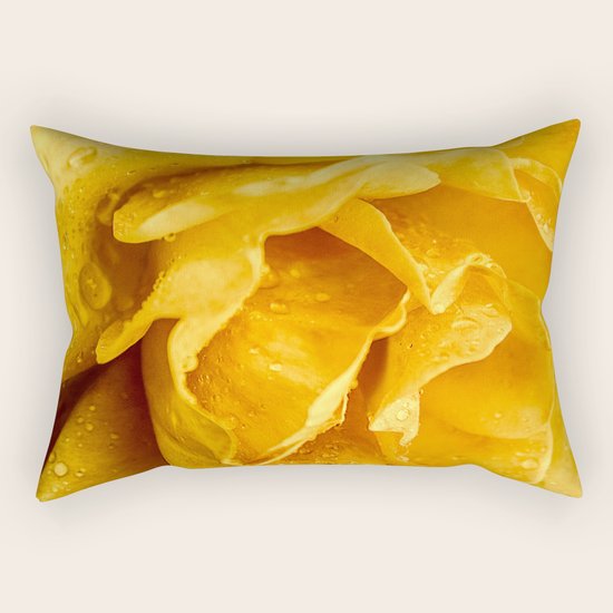 Yellow Rectangular Pillow