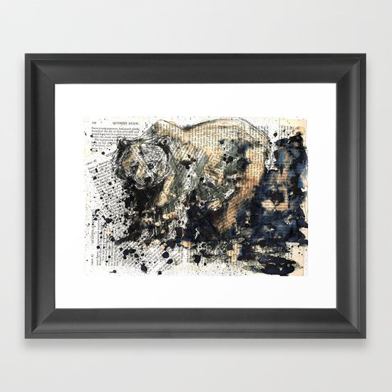 Bear Framed Art Print