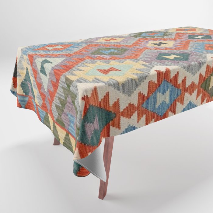 Colored Kilim Tablecloth
