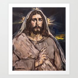 Pieta Jesu Art Print