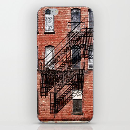 Tenement facade iPhone & iPod Skin
