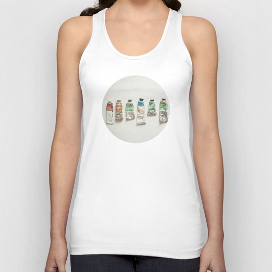 Oil Paints Unisex Tank Top