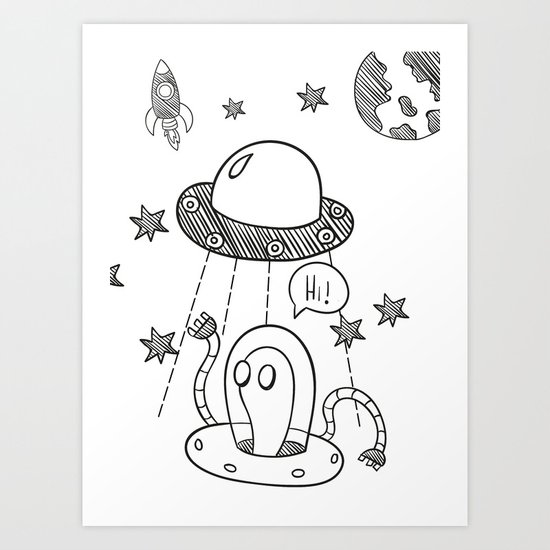 Alien Art Print