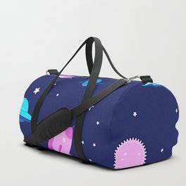 Mysterious Space And Space Objects Pattern Duffle Bag