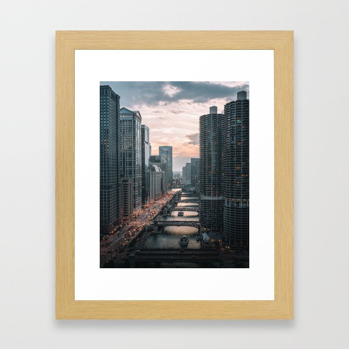 Chicago River Framed Art Print