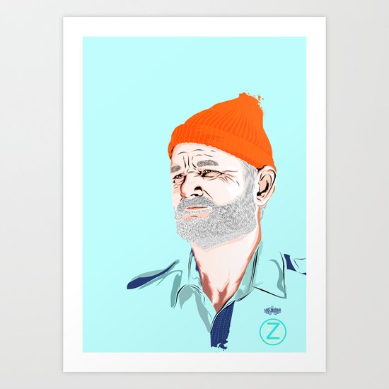 Doc Zissou Art Print