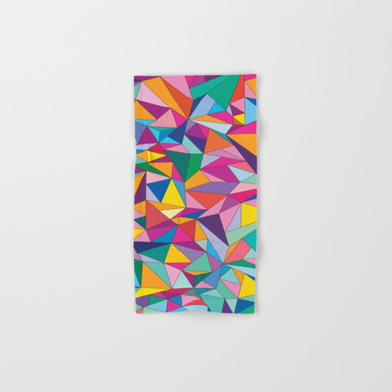 Triangles in color Hand & Bath Towel