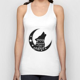 You Cannot Be Caged Unisex Tank Top
