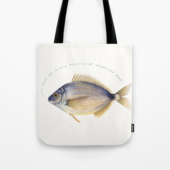 Stop The Plastic Pollution Of Oceans And Seas Tote Bag By Stop The Plastic Pollution Of Oceans And Seas Tote Bag