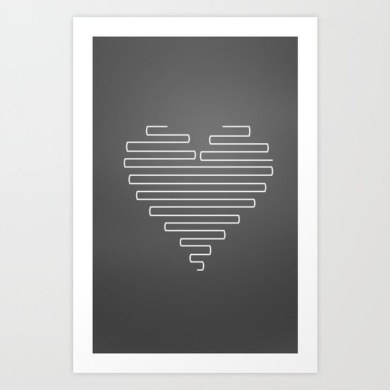 Love Maze Art Print