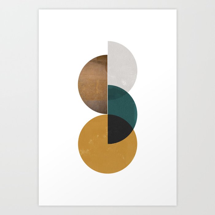 Abstract Shapes 5 Art Print
