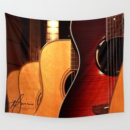 Guitars Wall Tapestry