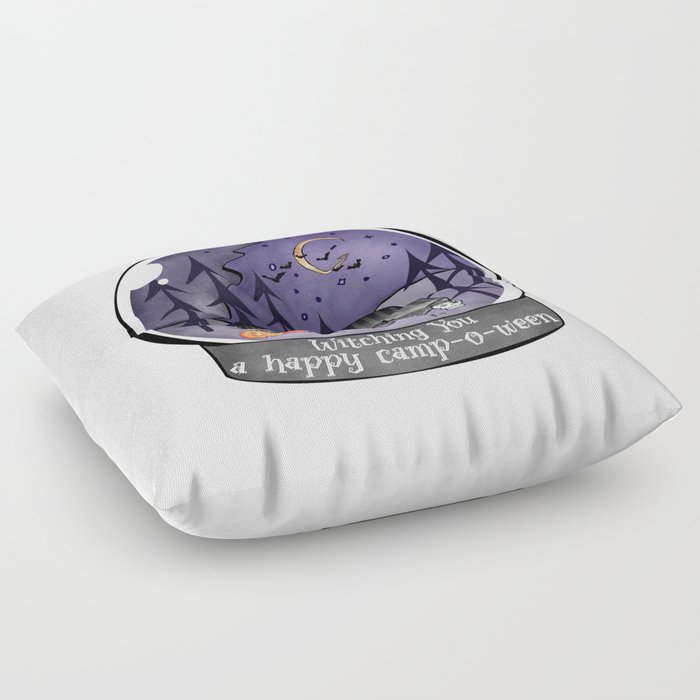 Witch quote camping Halloween Camper Floor Pillow