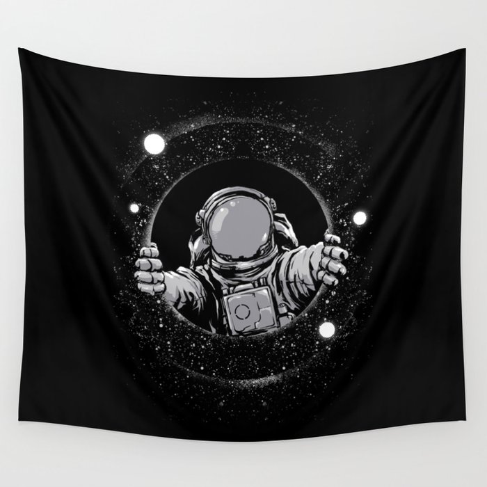 Black Hole Wall Tapestry