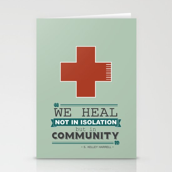 Healing in Community Stationery Cards