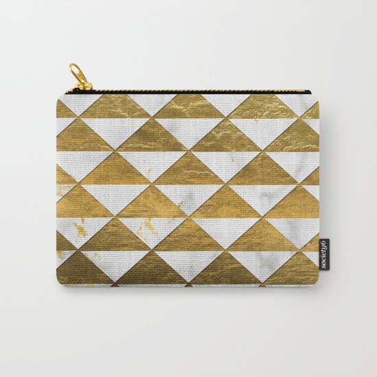 Marble and Gold Pattern #3 Carry-All Pouch