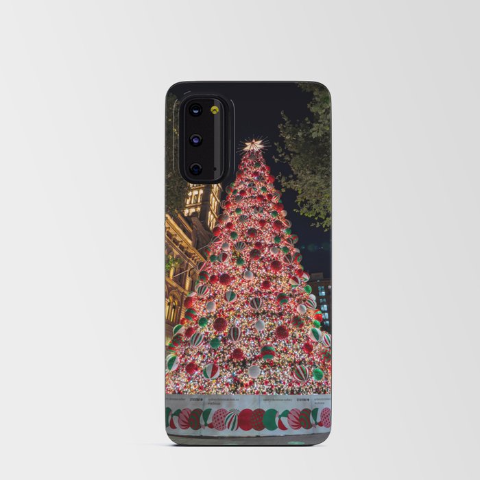 Christmas Tree, Martin Place, Sydney Android Card Case