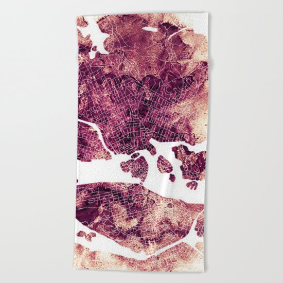 Stockholm Beach Towel