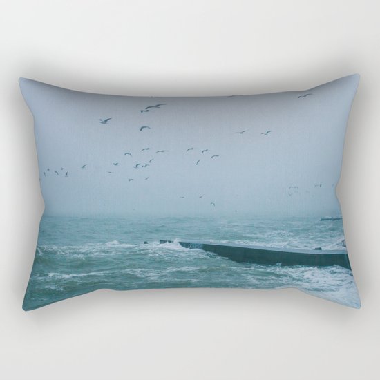 Hey, storm Rectangular Pillow