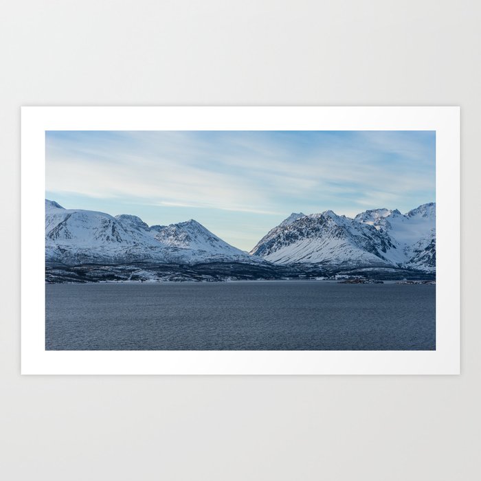Fjord in Norway Art Print