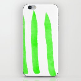 Watercolor Vertical Lines With White 57 iPhone Skin