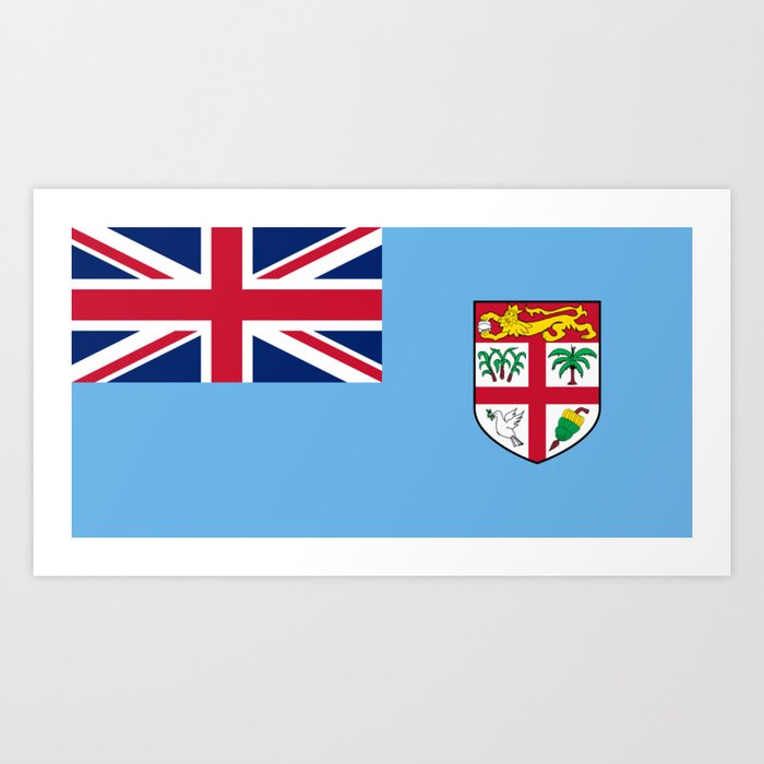 Flag of Fiji Art Print