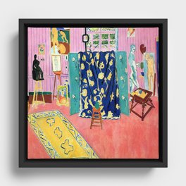 Henri Matisse The Pink Studio Framed Canvas